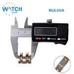 BULOVA 18mm Swiss Made Watch Band – Two Tone Stainless Steel Replacement Bracelet.