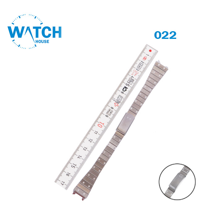TISSOT 16mm Swiss Made Watch Band – Silver Stainless Steel Replacement Bracelet #022#