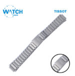 TISSOT 15mm Swiss made Watch Band- Silver Stainless Steel Replacement Bracelet