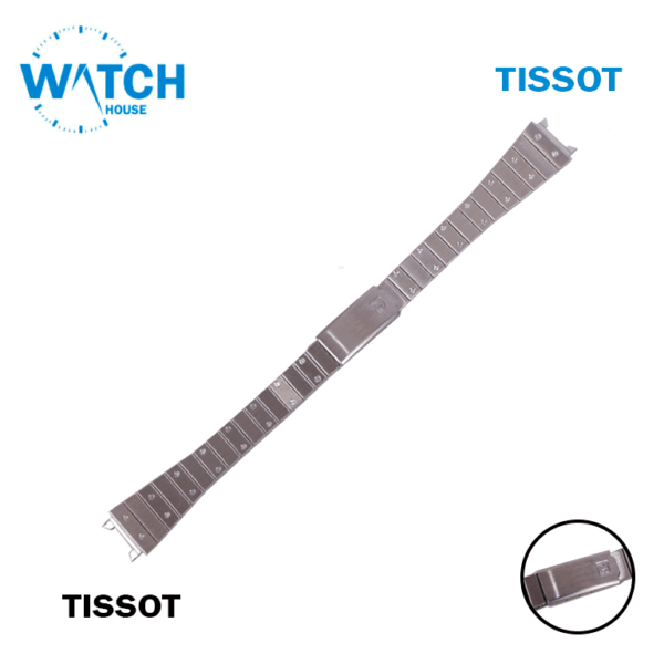 Vintage TISSOT 15.40mm Swiss Made Watch Band – Silver Stainless Steel