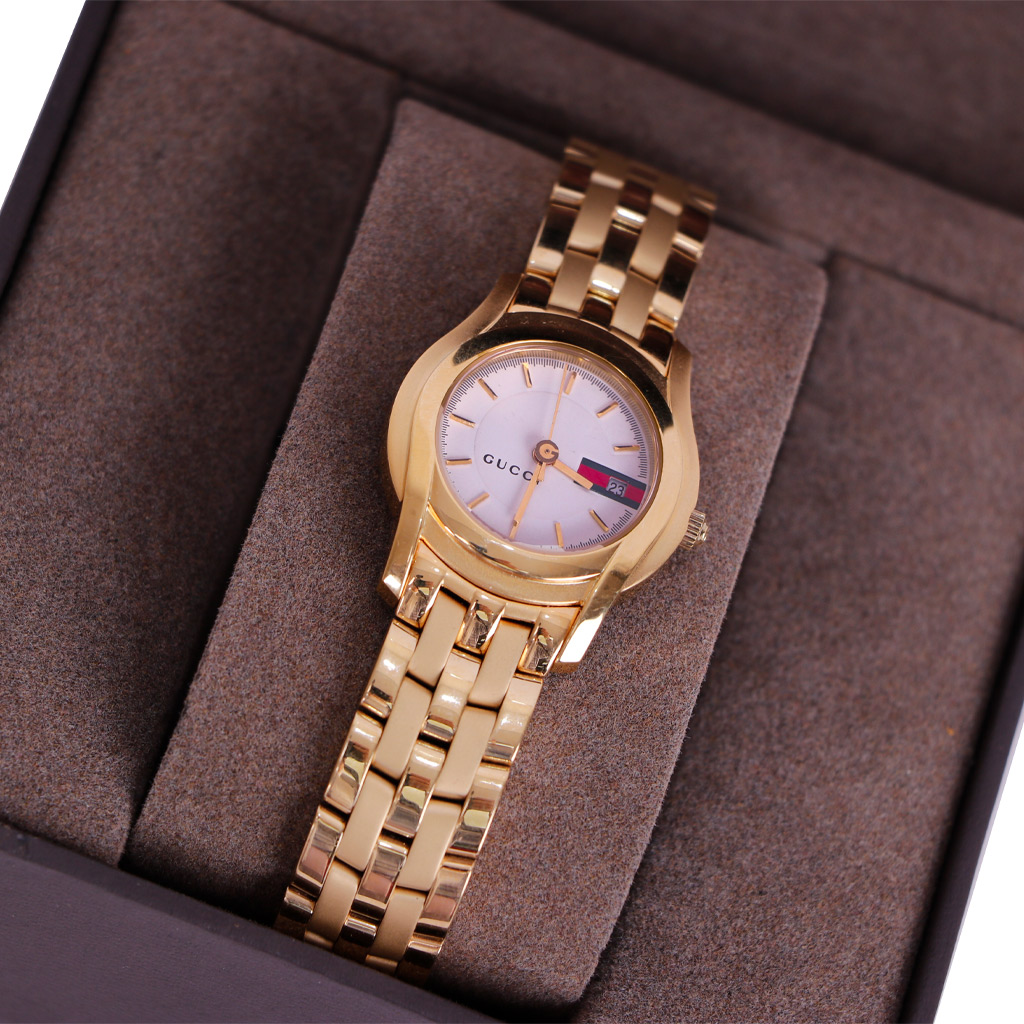 Vintage Gucci 5400L 18K Gold Plated Swiss Made ladies Watch