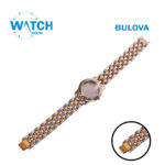 BULOVA 20mm Swiss Made Watch Band with Case – Two Tone Stainless Steel Bracelet #13#