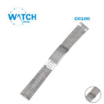 DELMA Original Swiss Made 16mm Silver Stainless Steel Watch Band – Replacement Bracelet #C0100