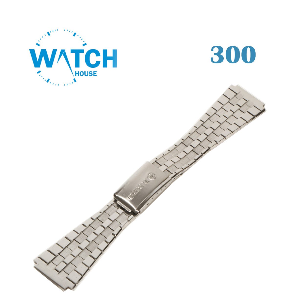 RADO Swiss Made 20mm Silver Stainless Steel Watch Band – Replacement Bracelet #300