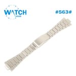 25mm Swiss Made Silver Stainless Steel Metal Watch Band – Replacement Bracelet