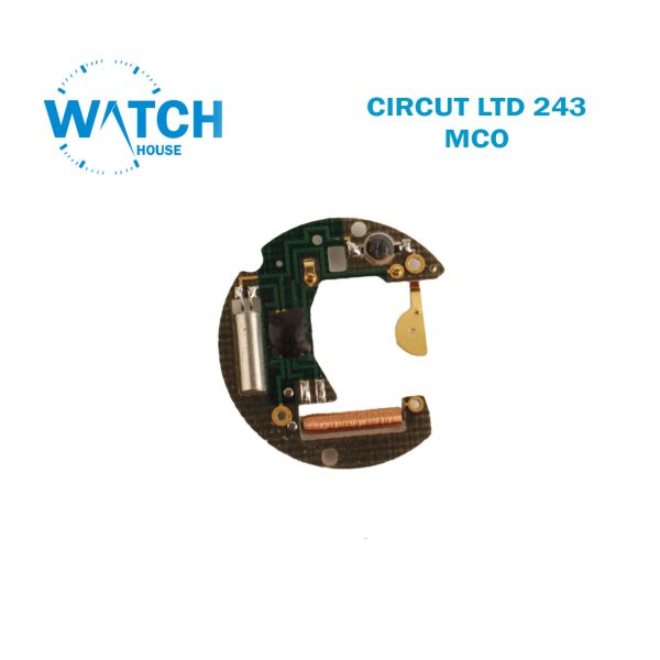 Original Swiss Made Quartz Circuit Board – Part 243 – Black LTD Electronic Movement Module.