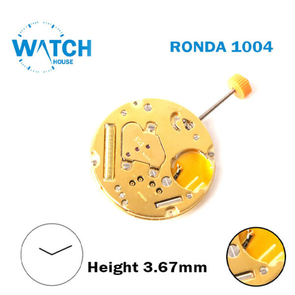 RONDA 1004 Swiss Quartz Watch Movement
