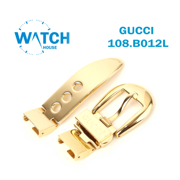 GUCCI Genuine 2 Link 108.B012 Women's Watch Belt Band Bracelet Parts Gold -  NOS, Watchmakers