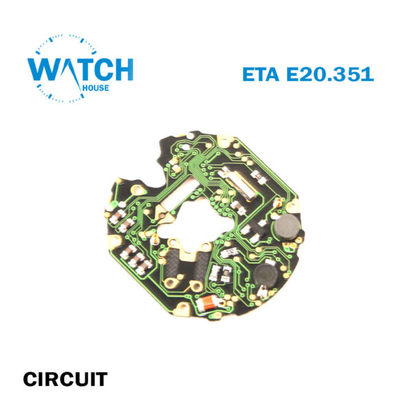 ETA E20.351 Swiss Quartz Watch Circuit Board – Electronic Movement Module.