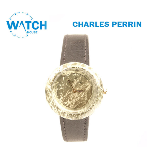 CHARLES PERRIN ( AVEROS R 988) Movement Quartz, Vintage Rock Watch For Women's, Dark Green Color.