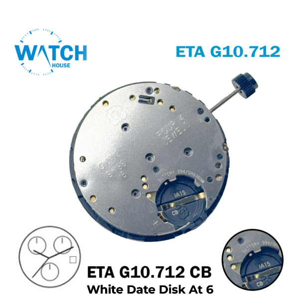 White Date Disk At 6