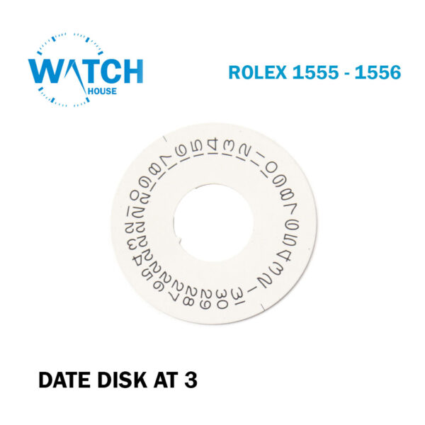 Rolex 1555-1556 Date Disk At 3, For Rolex Date Disk 1555-1556, Grey Color .