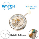 ETA 951.111 RADO Swiss Made Quartz Movement,