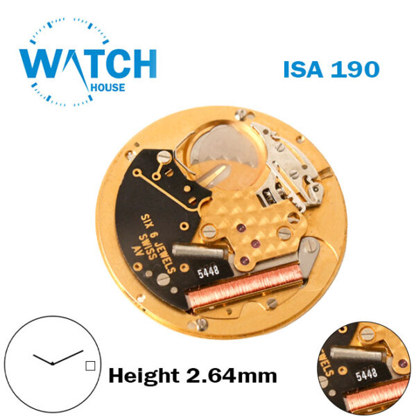 ISA 190 Swiss Made Quartz Movement