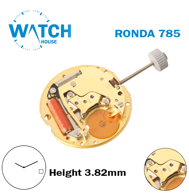 RONDA 785 Swiss Made Watch Movement RONDA 785 Swiss Made Watch Movement