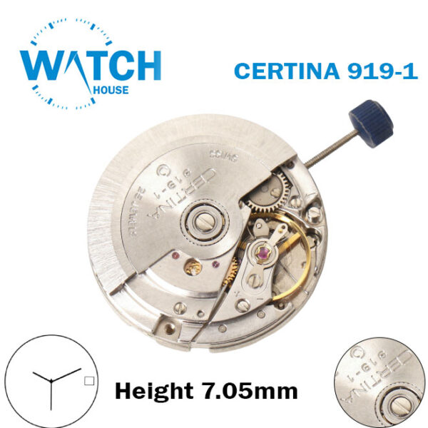 CERTINA 919-1, Swiss Automatic Movement