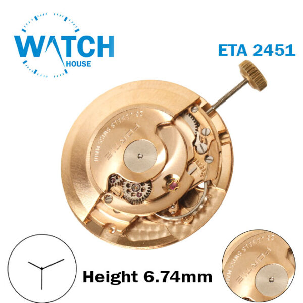 ETA 2451 FORTIS Swiss Automatic Movement