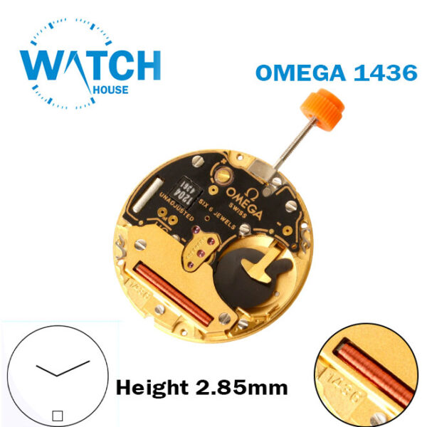 OMEGA 1436 (ETA) Swiss Watch Movement