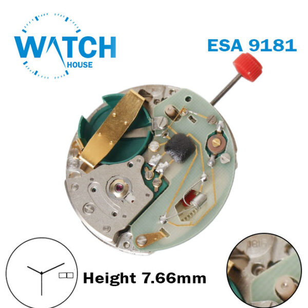 ESA 9181 Swiss Quartz Movement,