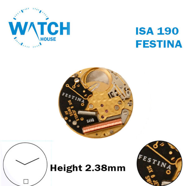 ISA ( Festina) 190 Swiss Movement